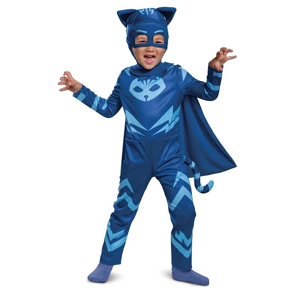 PJ Masks Power Heroes Catboy Costume Toddler Size 3T-4T Disguise 4 Piece New